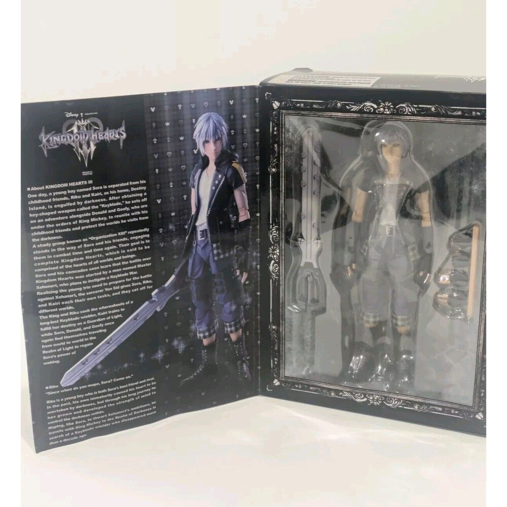 Square Enix Kingdom Hearts III Riku Play Arts Kai‎ Deluxe Action Figure